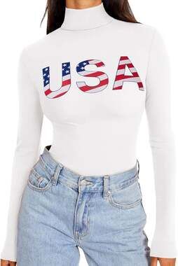 REORIA Women's Long Sleeve Mock Turtle Neck Tops Fall Winter Basic Double Lined